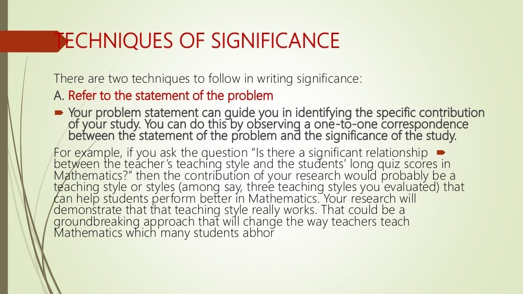 What is academic relevance image