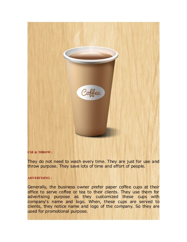 Significant Facts Of Paper Coffee Cups That Everyone Should Know