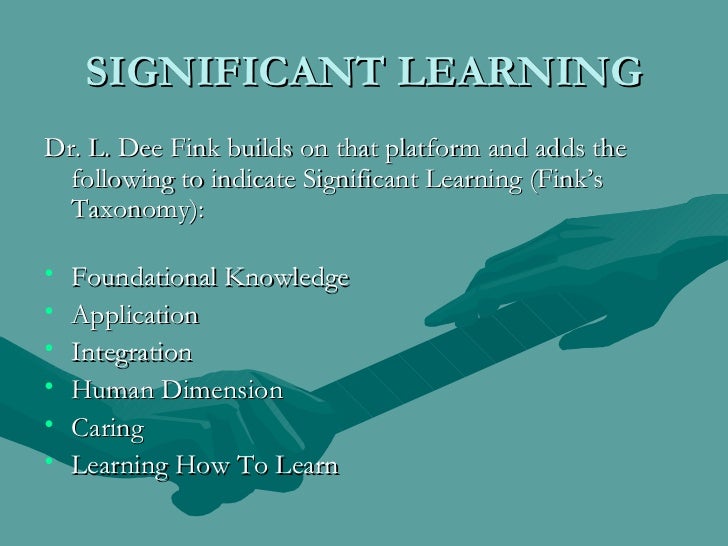 Significant Learning