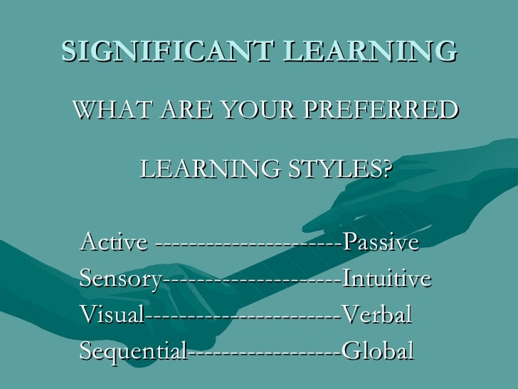 Significant Learning
