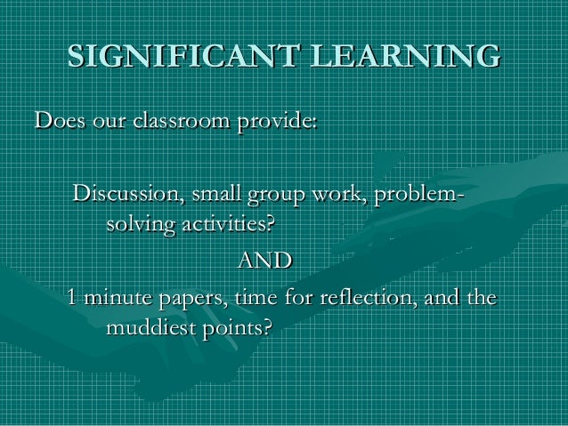 Significant Learning