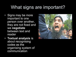 Signifier And Icon - AS COMMS | PPT