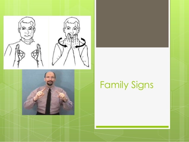 Sign language
