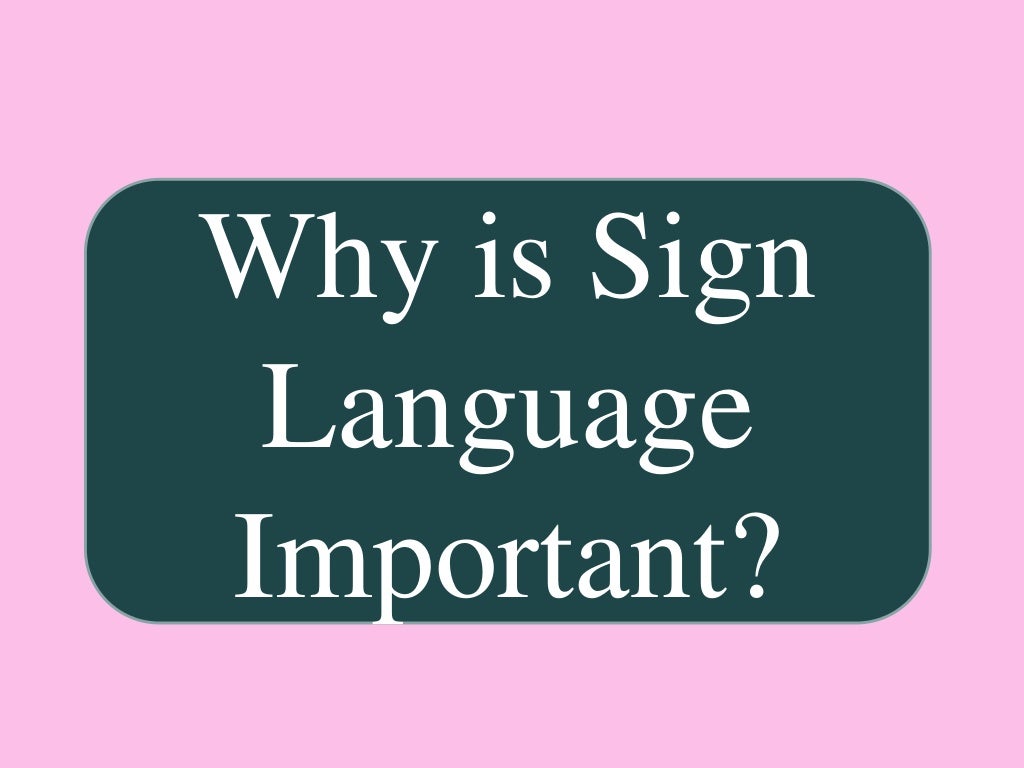 sign-language-ppt