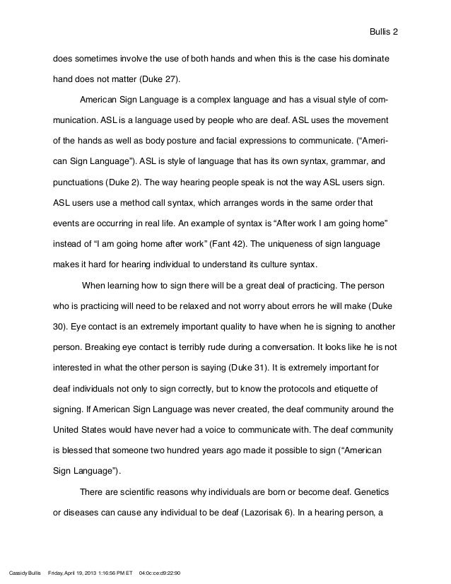 research paper on language