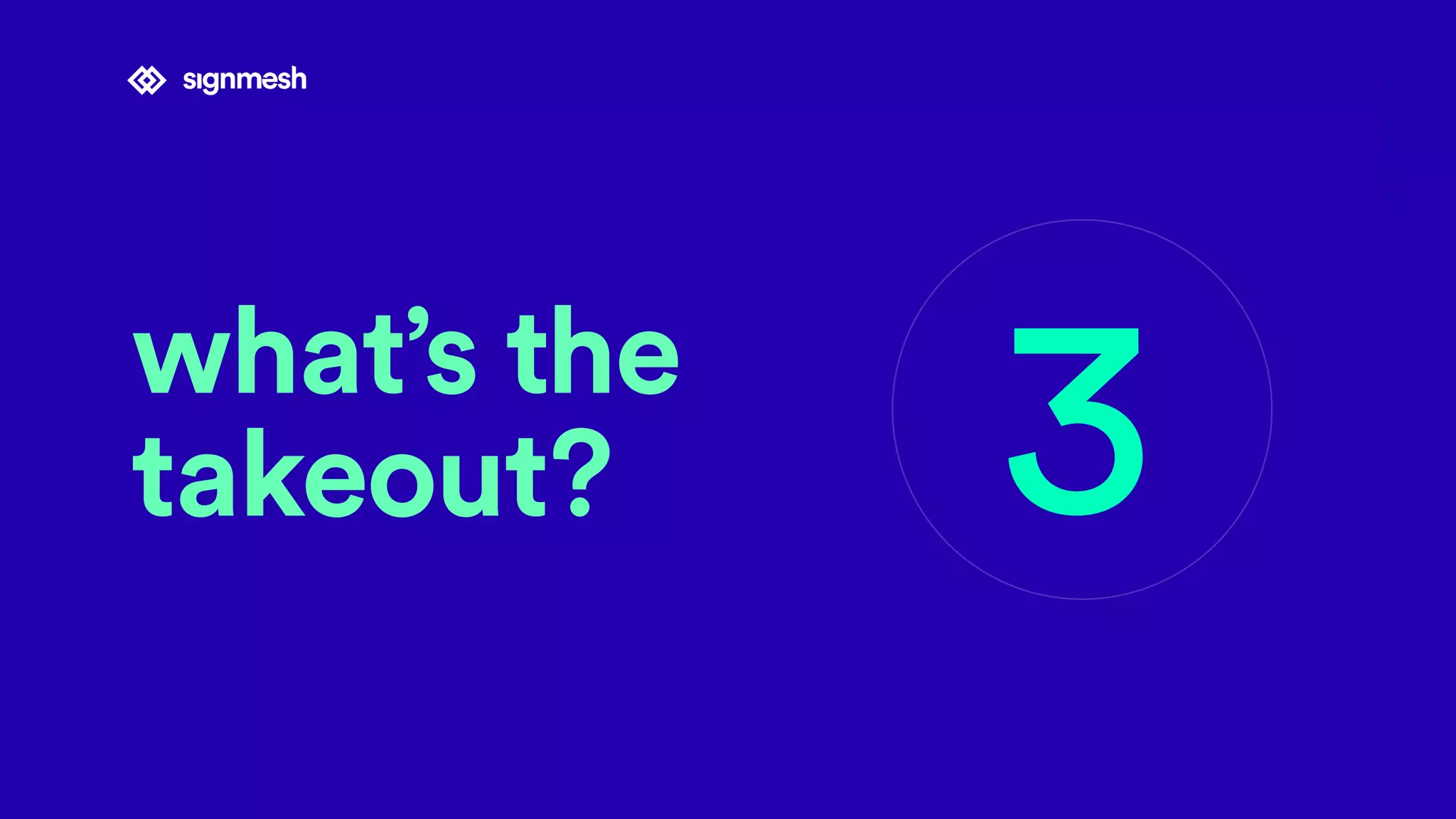 what’s the
takeout?
THETAKEOUT
3
 