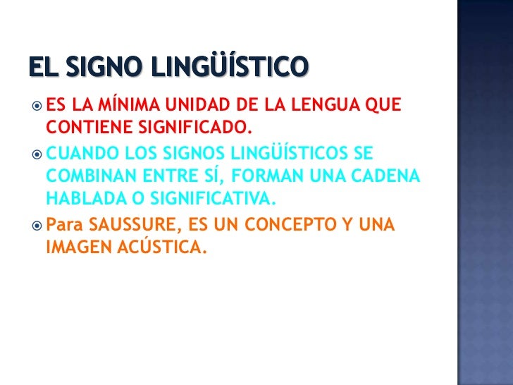 Resultado de imagen para signos linguisticos