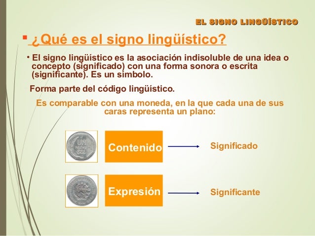Signo linguistico