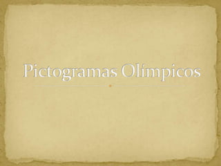 Pictogramas Olímpicos