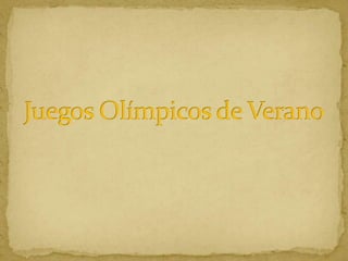 Juegos Olímpicos de Verano
