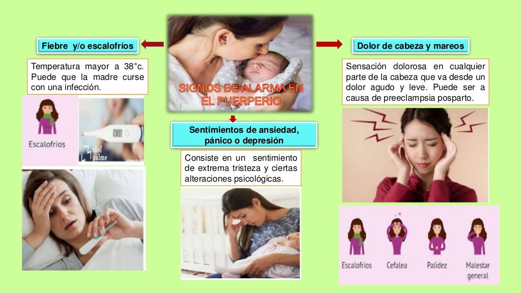 Signos de alarma en el puerperio