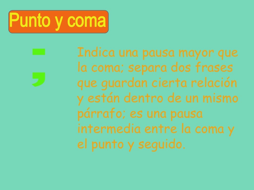 Signos de puntuación para niños de primaria