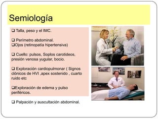 SemiologíaTalla, peso y el IMC.