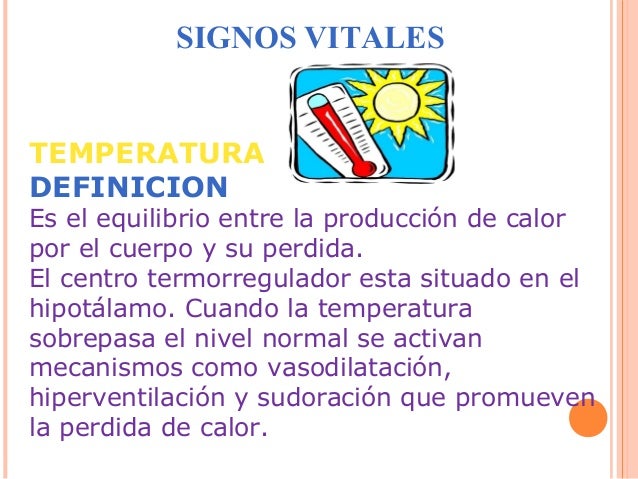 Signos vitales Signos vitales