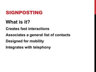Signposting | PPT