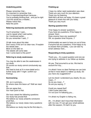 Signposting in presentations | PDF