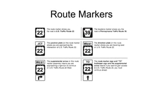 Route Markers
 