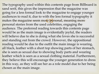 RESEARCH & PLANNING - Signs & Signifiers Textual Analysis of Music Magazines