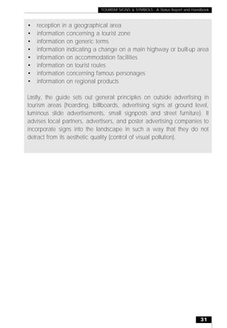 Geographical Signage Example Signs and symbols | PDF
