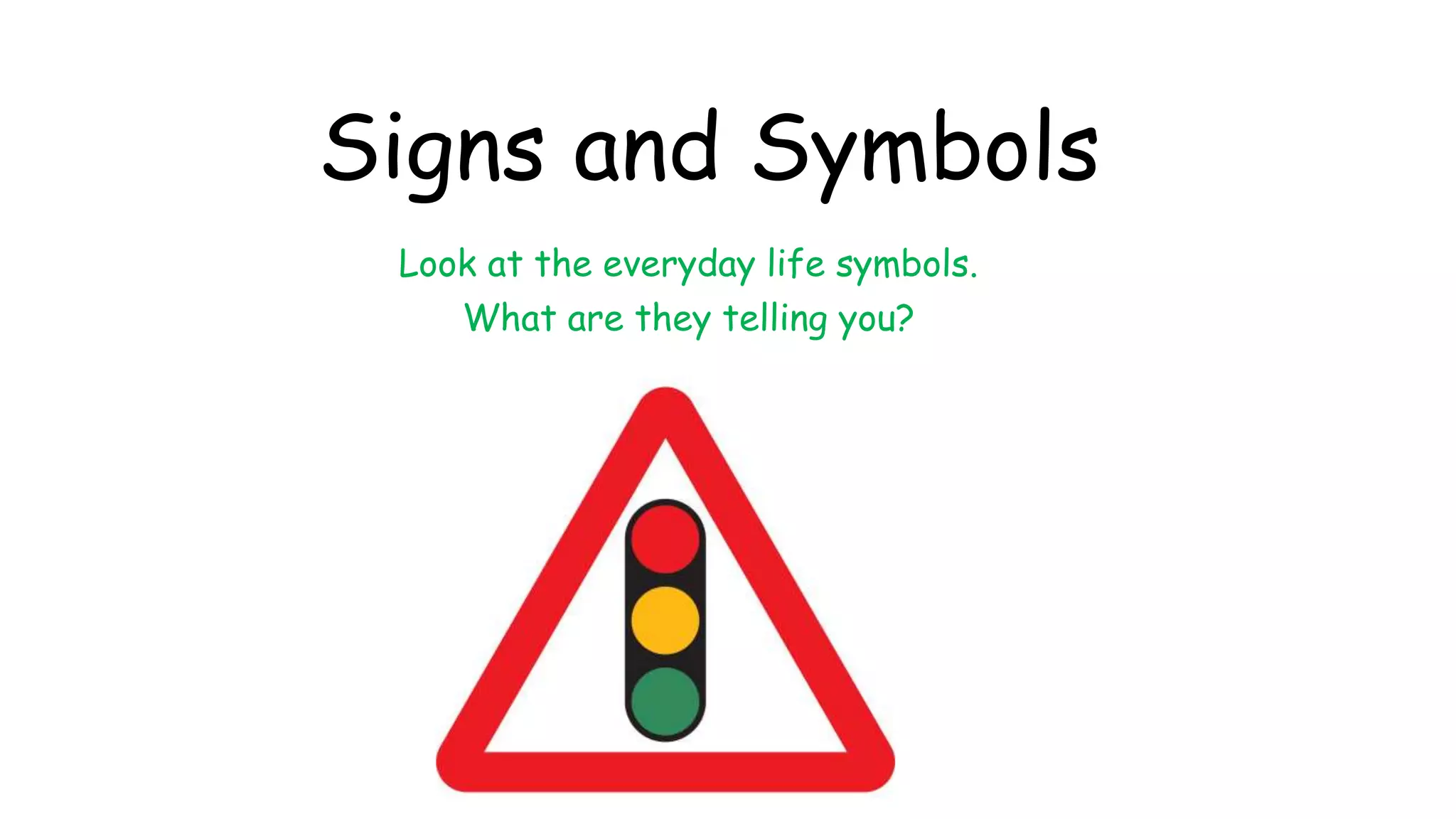 Signant Symbol Signs and Symbols | PPTX