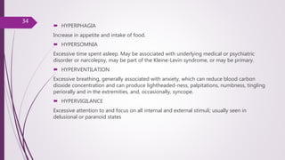 Signs and symptoms in psychiatry | PPTX