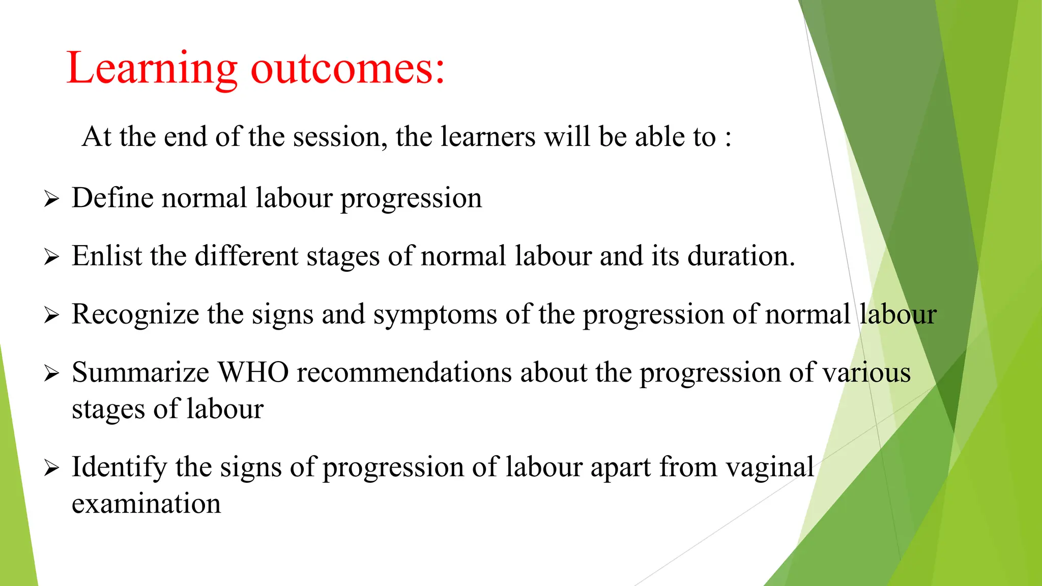 Labourious Sign Signs and symptoms of labor for pregnancy | PPTX