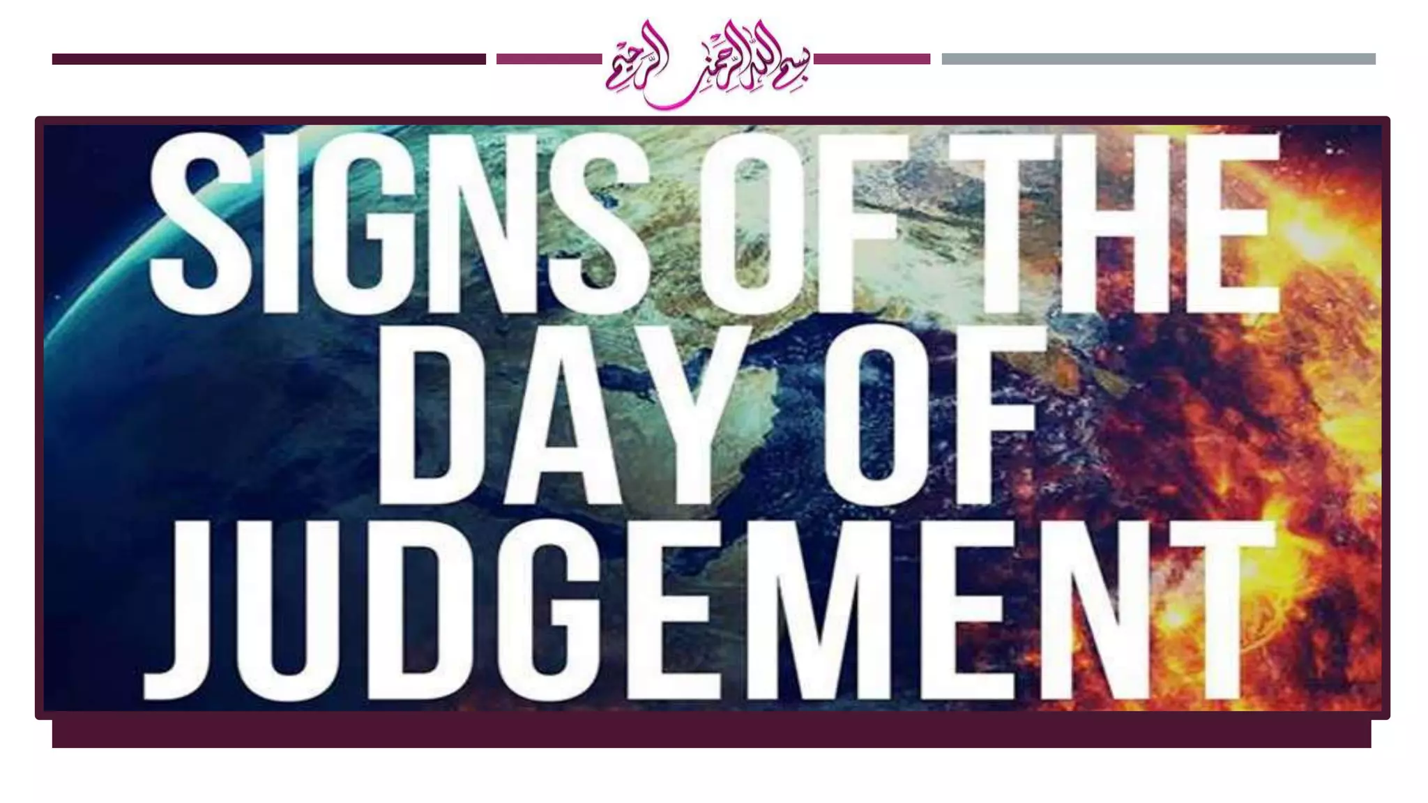 Signs of day of judgment [autosaved] | PPTX