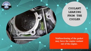Signs of Oil Cooler Adapter Gasket Failure in Audi PPTX