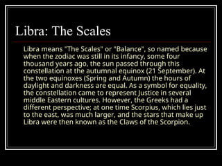 SIGNS OF THE ZODIAC for GRADE 9 Students.ppt