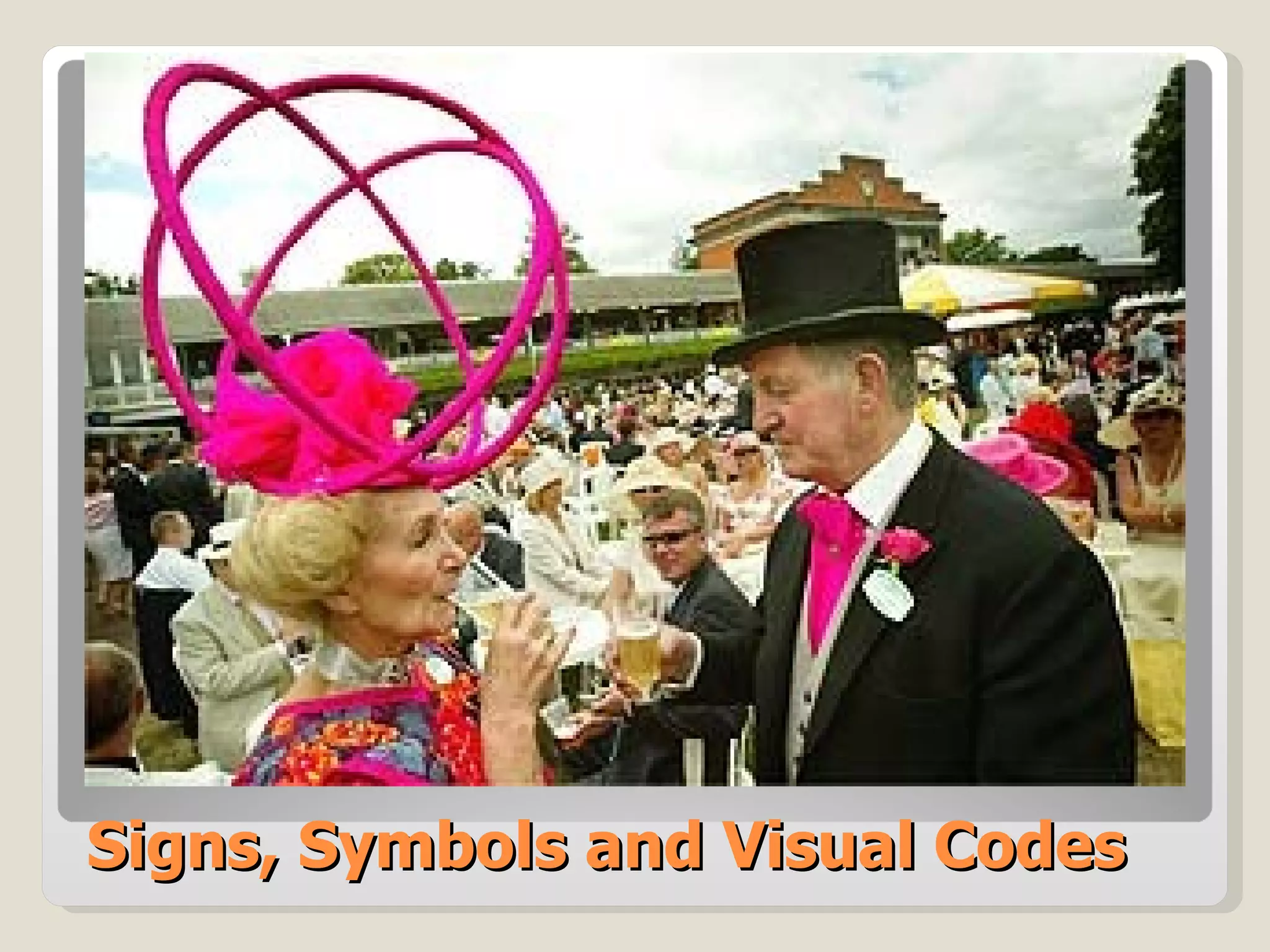 Signs, Symbols and Visual Codes 