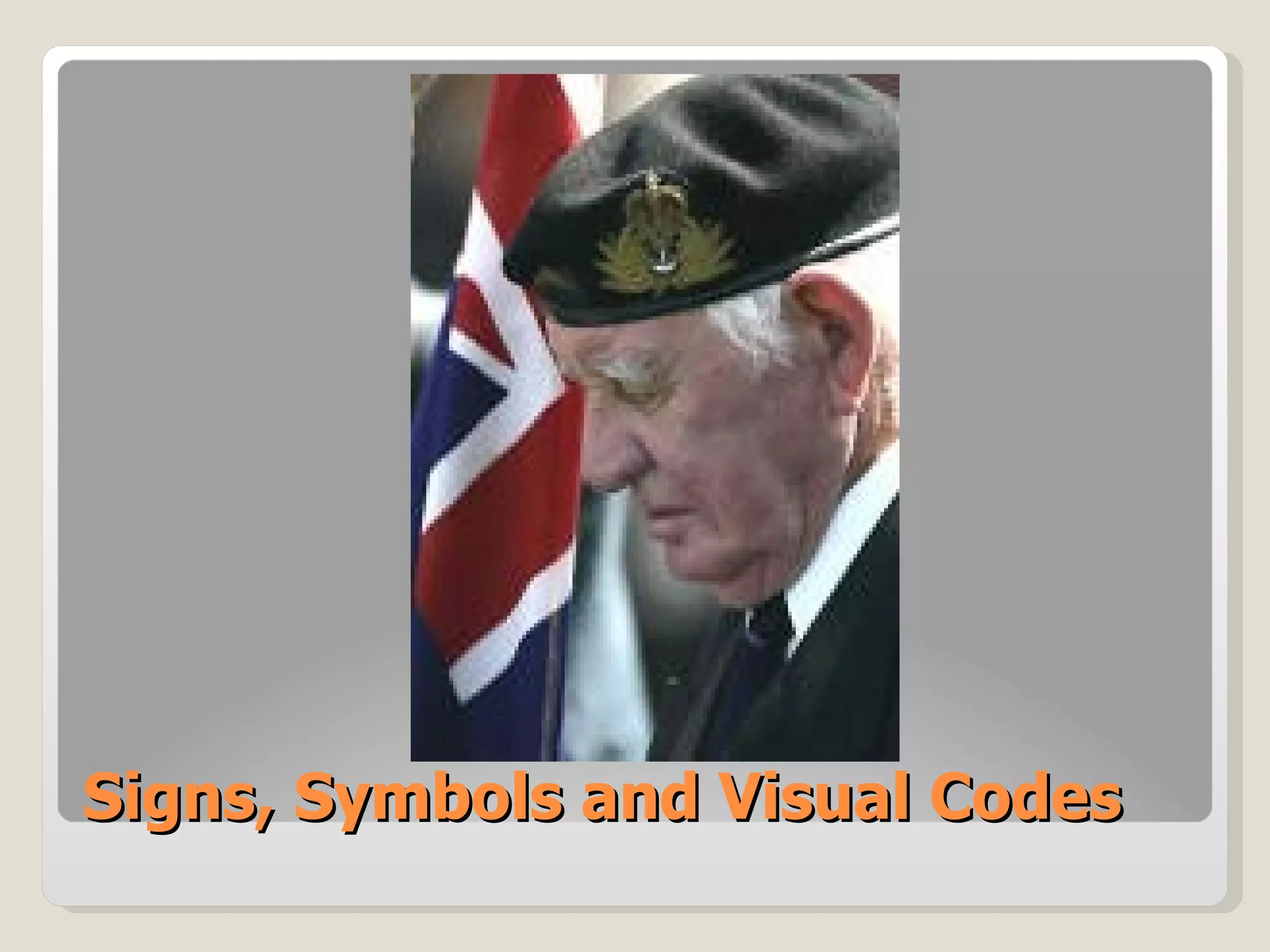 Signs, Symbols and Visual Codes 