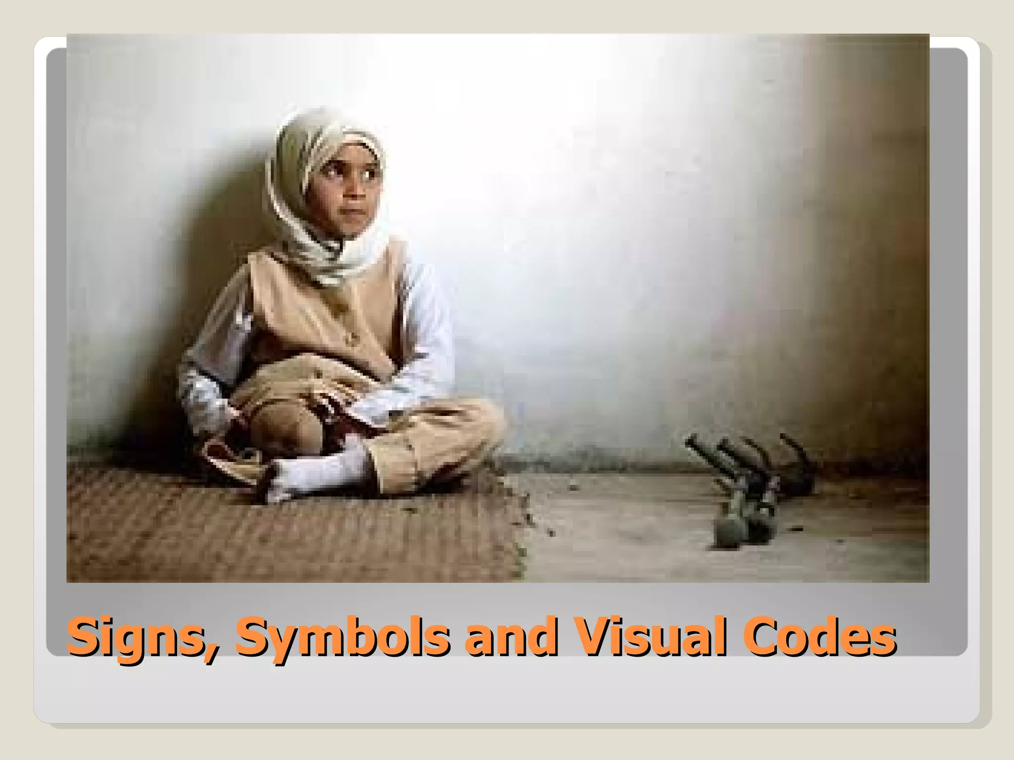 Signs, Symbols and Visual Codes 