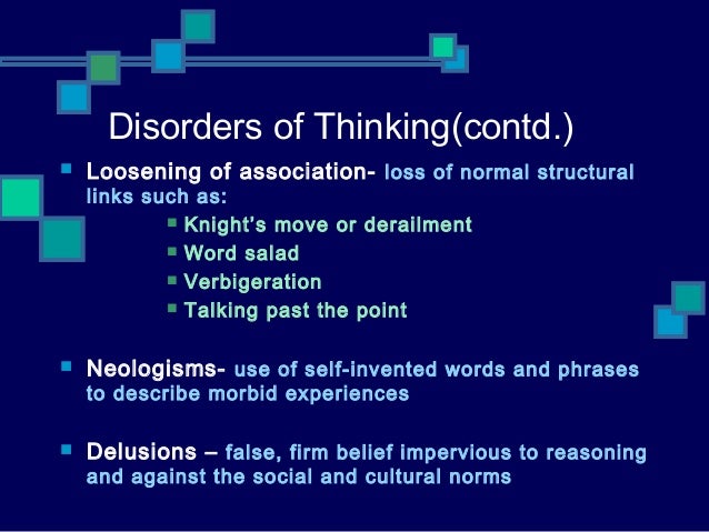 Misassociated Loosening Of Associations Example – CGNPEB