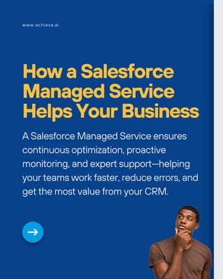 Signs Your Business Needs Salesforce Managed Services | PDF