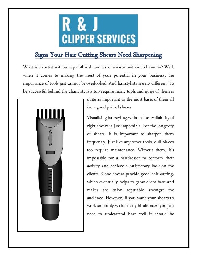 barber clipper sharpening service