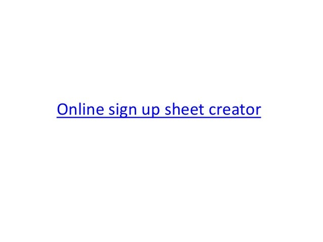easiest way to create sign up sheets online and take volunteers parti