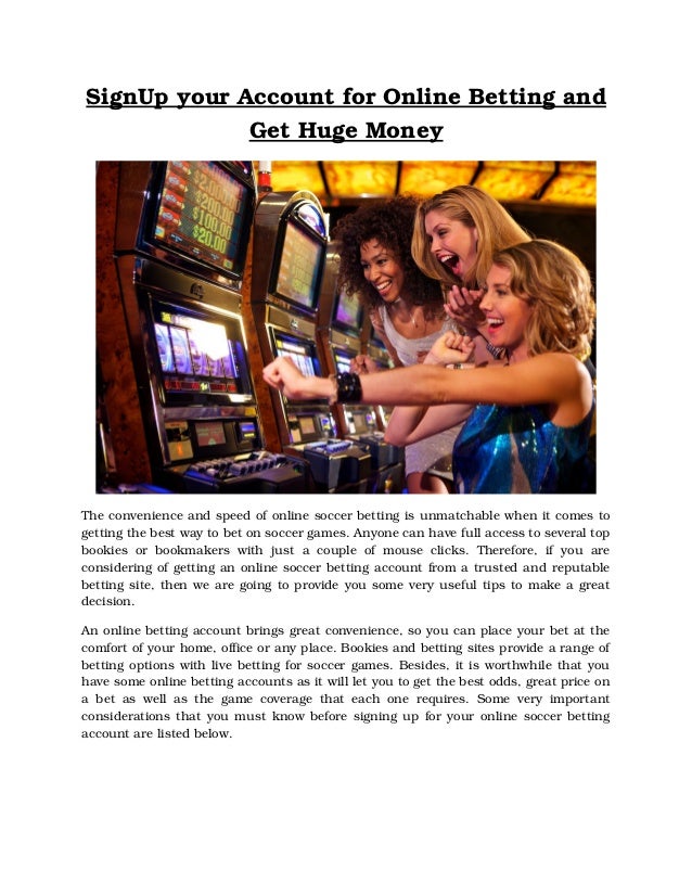 Online Betting Account Online Betting Account