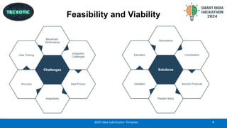 Feasibility and Viability
4
@SIH Idea submission- Template
 