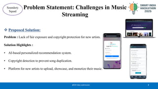 Soundory-A Full Stack Music Streaming Web Apllication | PDF