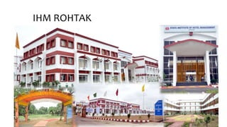 IHM ROHTAK
Chef Sunil Kumar 44
 