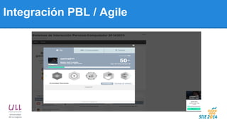Integración PBL / Agile  