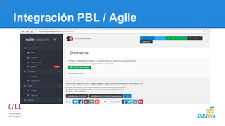 Integración PBL / Agile  