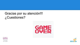 Gracias por su atención!!! 
¿Cuestiones? 
