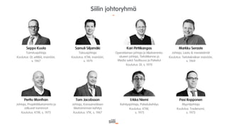 Siili Solutions - sijoittajaesitys Nordnet 5.4.2016