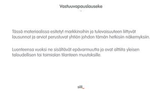 Siili Solutions - sijoittajaesitys Nordnet 5.4.2016