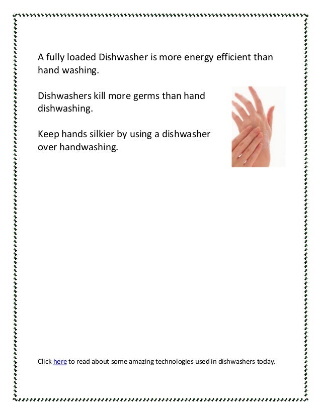 dishwasher vs hand washing