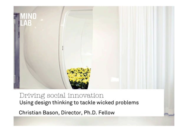 Using Design thinking to tackle Wicked Problems | PPT