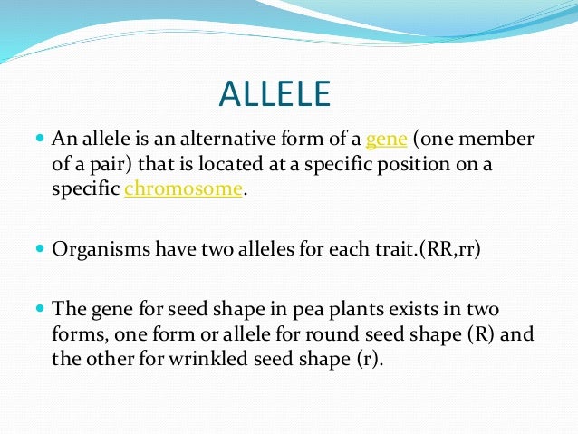 allelic frequency