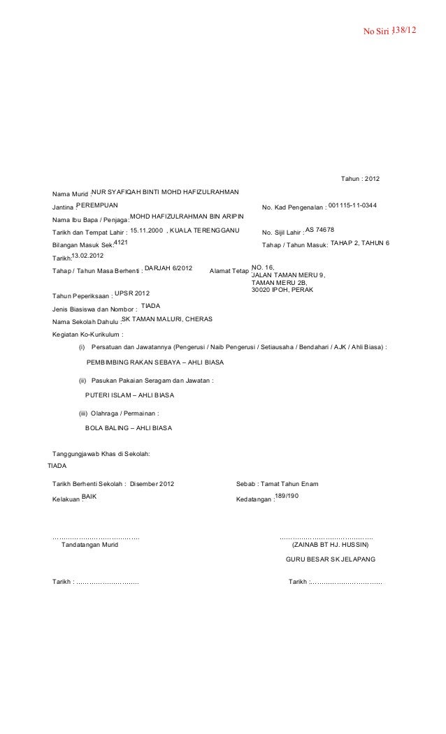 Sijil Berhenti Tahun6 T Skj 2011 Version Baru