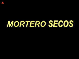 MORTERO SECOS
 